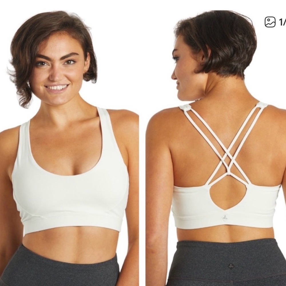 Prana White Sports Bra